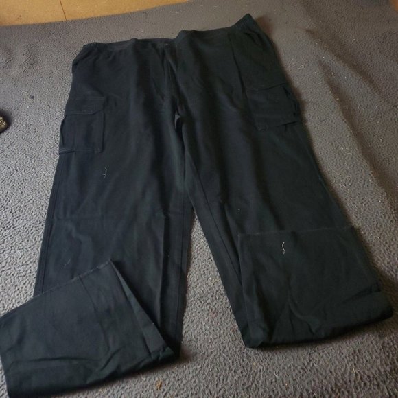 Boulder Creek Trading Cargo Pants Big Tall Mens Size 54 38L Black Cotton Chino K